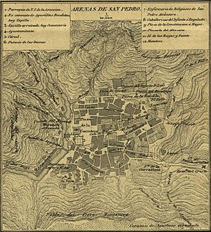 Archivo:Mapa de Arenas de San Pedro, 1864, de Francisco Coello