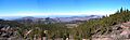 Panorama llanos la pez desde pico las nieves san mateo gran canaria