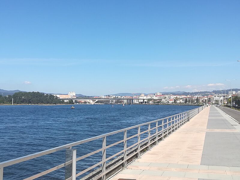 Pontevedra city Seafront promenade
