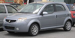 Archivo:Proton Savvy (first generation, first facelift) (front), Serdang