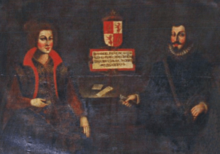 Retratos de D. Manuel, infante de Castela, e D. Brites de Sabóia (séc. XVII) - Palácio Ficalho, Serpa.png