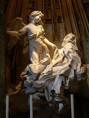 Archivo:Rom, Santa Maria della Vittoria, Die Verzückung der Heiligen Theresa (Bernini)