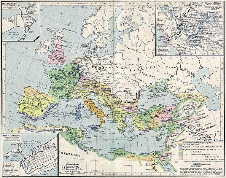 Roman expansion 264 BC Shepherd