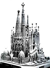 Archivo:Sagrada Familia (maqueta)