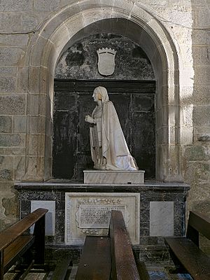 Archivo:Sepulcro de Leonor Manrique de Lara y Castro (Santiago de Compostela)