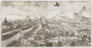 Archivo:Slaget vid Prag (1648), ur "Theatri Europæi..." 1663 - Skoklosters slott - 99875