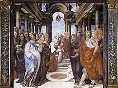 Sodoma - The Presentation of the Virgin in the Temple - WGA21559