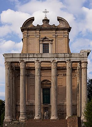 Archivo:Temple of Antoninus and Faustina (Roma)