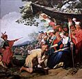 Theagenes receiving the palm of honour from Chariclea