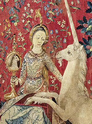 Archivo:(Toulouse) Le Vue (La Dame à la licorne) - La Dame - Musée de Cluny Paris