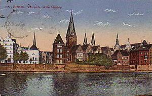 Archivo:Bremen an der Schlachte 1922