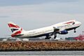 British Airways Boeing 747-400 SYD Gilbert-1