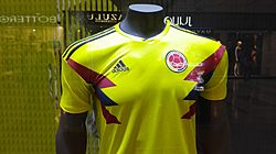 Archivo:Camiseta de Colombia para Rusia 2018