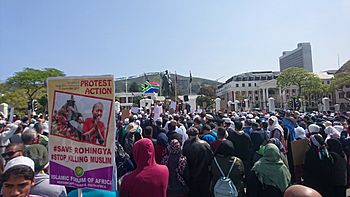 Archivo:Cape Town Save Rohingya 2017 protest
