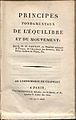 Carnot, Lazare – Principes fondamentaux de l'équilibre et du mouvement, 1803 – BEIC 720234
