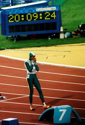 Archivo:Cathy Freeman 2000 olympics