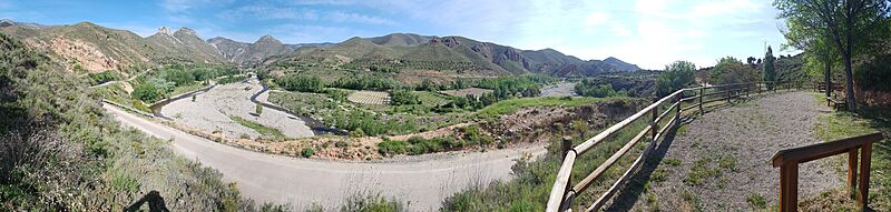 Cidacos panorama near Arnedillo