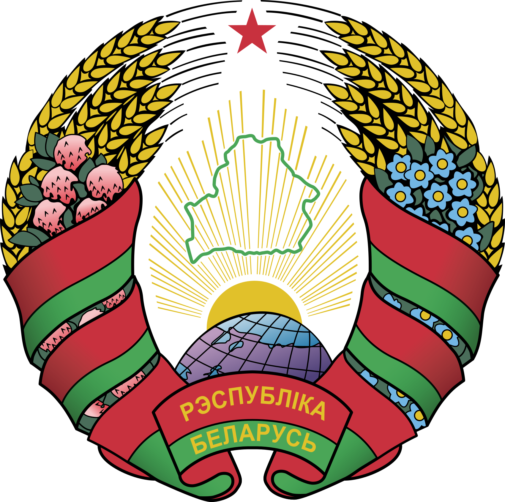 Coat of arms of Belarus.svg