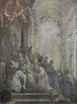 Archivo:Consagración de san Torcuato por san Pedro
