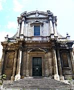 Facade (Saint Nicolas de Tolentino, Rome)