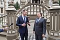 Gavin Newsom and Francois Legault