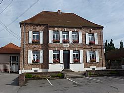 Landrethun-lès-Ardres (Pas-de-Calais) mairie.JPG