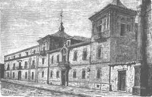 Archivo:Manuel Laredo (1882) Colegio de San Felipe y Santiago (vulgo del Rey) en Alcalá de Henares