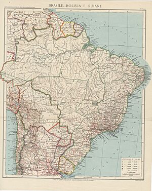 Archivo:Map Brasil, Bolivia and Guyana 1930 - Touring Club Italiano CART-TRC-17
