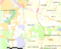 Map commune FR insee code 62752