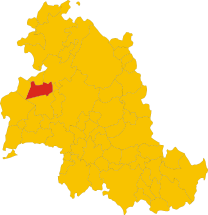 Map of comune of Passignano sul Trasimeno (province of Perugia, region Umbria, Italy).svg