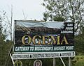 Ogema Wisconsin Sign WIS13