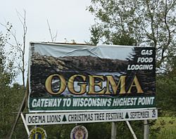 Ogema Wisconsin Sign WIS13.jpg