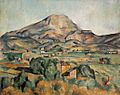 Paul Cezanne La Montagne Saint Victoire Barnes