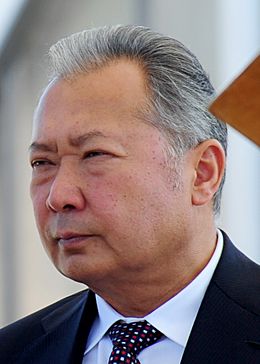 President of Kyrgyzstan, Kurmanbek Bakiyev (cropped).jpg