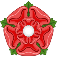 Archivo:Red Rose Badge of Lancaster