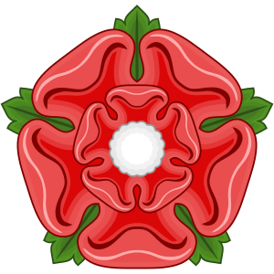 Archivo:Red Rose Badge of Lancaster