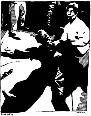 Archivo:Robert Kennedy assassination - cropped