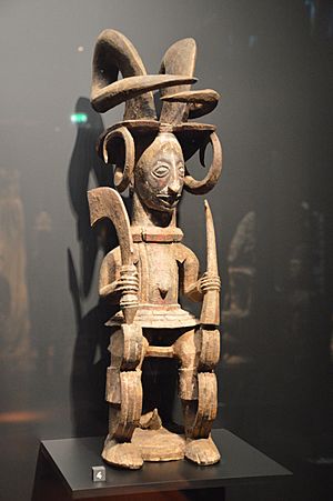 Archivo:Statuette masculine ikenga, Nigeria, Musée du quai Branly