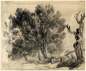 Archivo:Study of willows by Thomas Gainsborough
