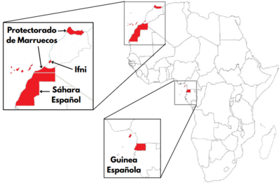 Archivo:Territorios y colonias españolas en África