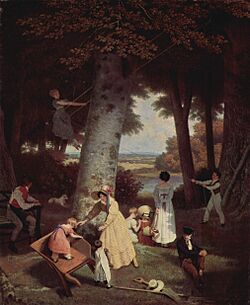 Archivo:The Playground (1830) - Jacques Laurent Agasse (Kunstmuseum Winterthur)