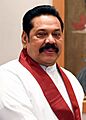 The former President of Sri Lanka, Mr. Mahinda Rajapaksa meeting the Prime Minister, Shri Narendra Modi, in New Delhi on September 12, 2018 (1) (cropped)