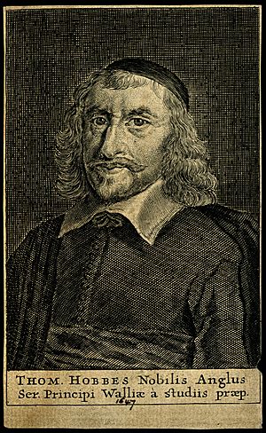 Archivo:Thomas Hobbes. Line engraving after R. Vaughan, 1651. Wellcome V0002797