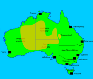 Archivo:Verbreitung von Kamelen in Australiien