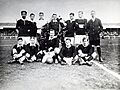 Voetbal, Nederlands elftal, Interland Nederland-Engeland (amateurs) (uitslag 2-1) Houtrust, Den, SFA002021165