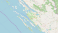 Zadar County OpenStreetMap