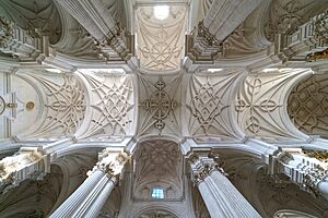 Archivo:"Die Kathedrale wurde im 26. Jahrhundert auf den Überesten einer Moschee erbaut"