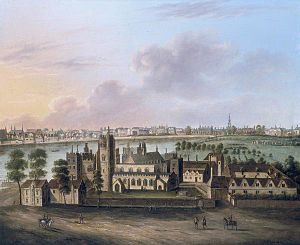 Archivo:'Lambeth Palace', c1685 MoL
