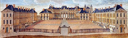 Archivo:18th-century view of the Château de Lunéville
