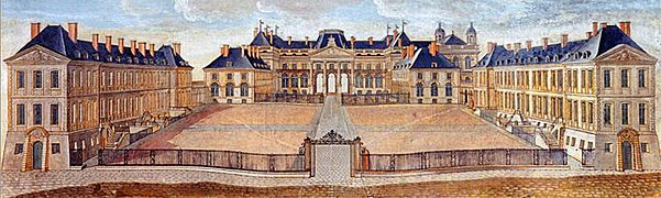 18th-century view of the Château de Lunéville